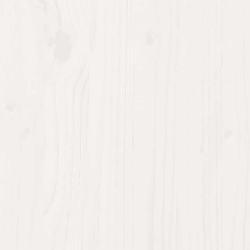 Highboard White 83x41.5x100 cm Solid Wood Pine