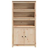 Highboard 80x35x154 cm Solid Wood Pine - 45-Degree Angle