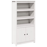 Highboard White 80x35x154 cm Solid Wood Pine