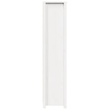 Highboard White 80x35x154 cm Solid Wood Pine - Close-Up Angle