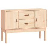 Sideboard 110x40x78 cm Solid Wood Pine - Front View