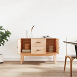 Sideboard 110x40x78 cm Solid Wood Pine - Side View