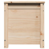Storage Box 80x40x45.5 cm Solid Wood Pine - Rear View
