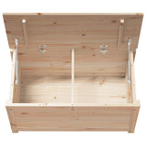 Storage Box 80x40x45.5 cm Solid Wood Pine - Low Angle