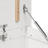 Storage Box White 110x50x45.5 cm Solid Wood Pine - Extra Image