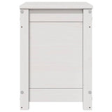 Storage Box White 60x32x45.5 cm Solid Wood Pine