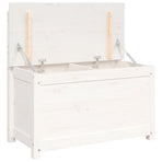 Bench White 80x41x77 cm Solid Wood Pine