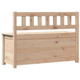 Bench 110x41x76.5 cm Solid Wood Pine - Close-Up Angle