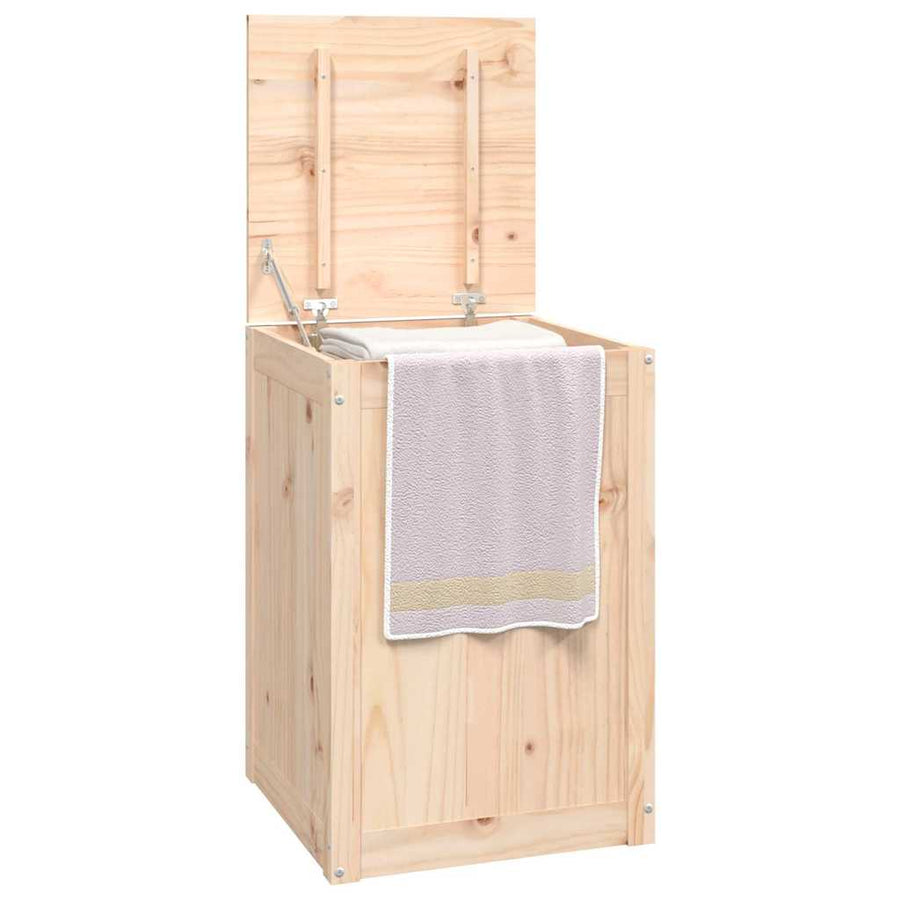 Laundry Box 44x44x66 cm Solid Wood Pine