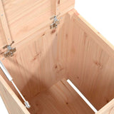 Laundry Box 44x44x66 cm Solid Wood Pine - Low Angle