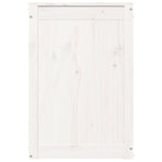 Laundry Box White 44x44x66 cm Solid Wood Pine