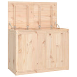 Laundry Box 88.5x44x66 cm Solid Wood Pine - Front View