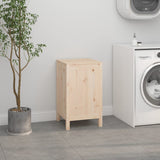 Laundry Box 44x44x76 cm Solid Wood Pine - Side View