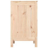 Laundry Box 44x44x76 cm Solid Wood Pine - Close-Up Angle