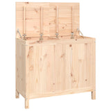 Laundry Box 88.5x44x76 cm Solid Wood Pine - Front View