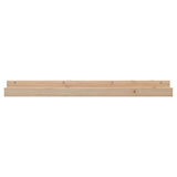 Wall Shelves 2 pcs 110x12x9 cm Solid Wood Pine - Top-Down View