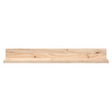 Wall Shelves 2 pcs 80x11x9 cm Solid Wood Pine