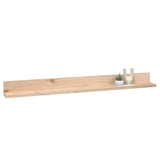 Wall Shelves 2 pcs 110x11x9 cm Solid Wood Pine