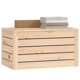 Storage Box 59.5x36.5x33 cm Solid Wood Pine - Top-Down View