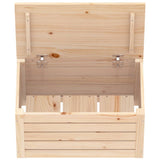 Storage Box 59.5x36.5x33 cm Solid Wood Pine