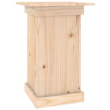 Flower Stand 40x40x60 cm Solid Wood Pine - Front View