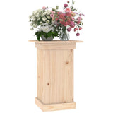 Flower Stand 40x40x60 cm Solid Wood Pine - Top-Down View