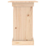 Flower Stand 40x40x60 cm Solid Wood Pine - 45-Degree Angle