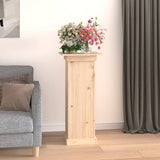 Flower Stand 40x40x90 cm Solid Wood Pine - Side View