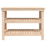 Work Bench 110.5x50x80 cm Solid Wood Pine - 45-Degree Angle