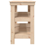 Work Bench 142.5x50x80 cm Solid Wood Pine