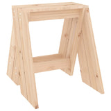 Stools 2 pcs 40x40x45 cm Solid Wood Pine - 45-Degree Angle