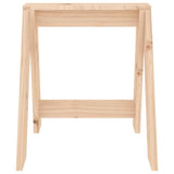 Stools 2 pcs 40x40x45 cm Solid Wood Pine - Rear View