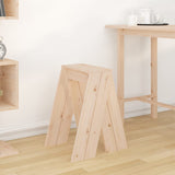 Stools 2 pcs 40x40x60 cm Solid Wood Pine - Side View