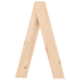 Stools 2 pcs 40x40x60 cm Solid Wood Pine - Close-Up Angle