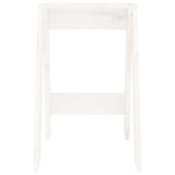 Stools 2 pcs White 40x40x60 cm Solid Wood Pine