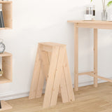 Stools 2 pcs 40x40x75 cm Solid Wood Pine - Side View