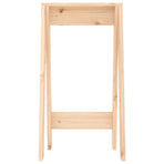 Stools 2 pcs 40x40x75 cm Solid Wood Pine