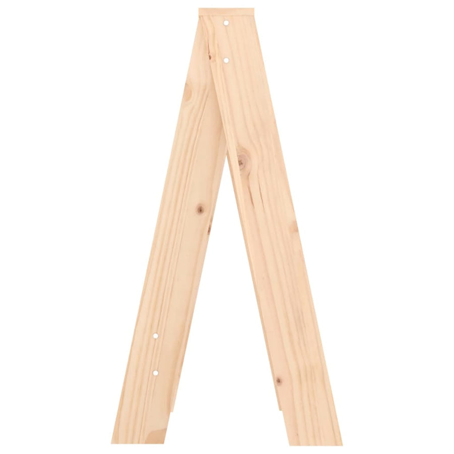 Stools 2 pcs 40x40x75 cm Solid Wood Pine