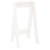 Stools 2 pcs White 40x40x75 cm Solid Wood Pine