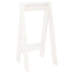 Stools 2 pcs White 40x40x75 cm Solid Wood Pine