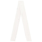 Stools 2 pcs White 40x40x75 cm Solid Wood Pine