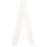 Stools 2 pcs White 40x40x75 cm Solid Wood Pine - Rear View