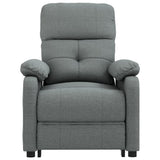 Stand up Chair Dark Grey Fabric - Top-Down View