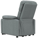 Stand up Chair Dark Grey Fabric - Rear View