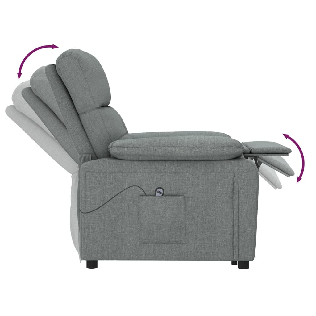 Stand up Chair Dark Grey Fabric