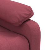 Stand up Massage Chair Wine Red Fabric - Extra Image