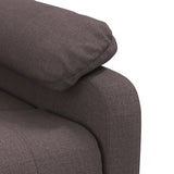 Stand up Massage Chair Dark Brown Fabric - Extra Image