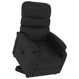Stand up Chair Black Faux Leather