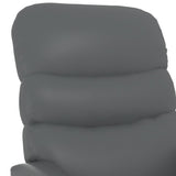 Stand up Chair Grey Faux Leather