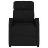 Stand up Massage Chair Black Fabric - Top-Down View